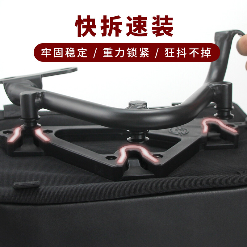 QJMOTOR閃500改裝指南 BM油蠟防水邊包，無損安裝全盔儲物新方案
